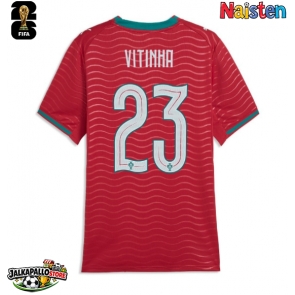 Portugali Vitinha #23 Kotipaita Naisten MM-kisat 2026 Lyhythihainen